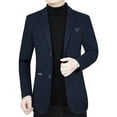 thumbnail image 3 of Chaqueta de traje de hombre de primavera, papá usa chaqueta de traje de hombre de mediana edad informal de negocios, primavera y otoño, 3 of 4