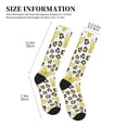 thumbnail image 4 of Rateoe Leopard And Butterfly Compression Socks for Women and Men 20-30mmHg-Circulation Support Socks Knee High Nurse Pregnant Running Medical and Travel Athletic, 4 of 7
