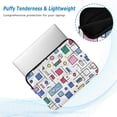thumbnail image 2 of FORMRS 15"-15.6" Laptop Sleeve Protective Case Soft Carrying Quilted Computer Bag Cover, Colorful Cartoon Graphic, 2 of 7