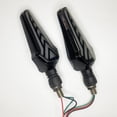 thumbnail image 4 of HUGFEGWE Motorcycle LED Turn Signal Light 12V Arrow Flowing Blinker Indicator Running Light for Scooter U2536-21377, 4 of 5