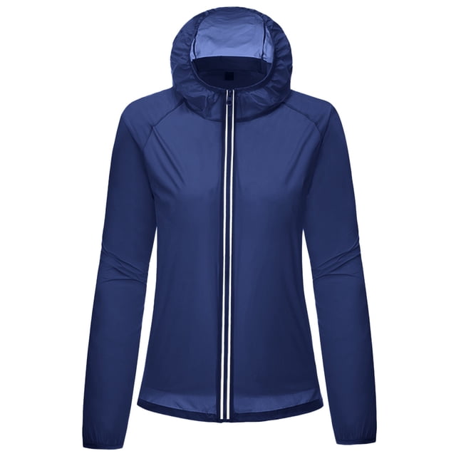 Women's Men's Casual Jackets Windproof Ultra-Light Rainproof Windbreaker Coat