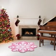 thumbnail image 4 of AYktou Christmas Decorations,Christmas Rugs Snowflakes Rug Winter Snowflake Doormat Snowflake Welcome Mat Christmas Decorative Non-Slip Washable Door Mats For Indoor Outdoor Entrance Home Bathroom, 4 of 6