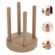 thumbnail image 3 of Dispensador de vasos de baño, portavasos de bambú, organizador de vasos desechables de madera, portavasos de papel desechables para encimera de lavabo de baño, 3 of 7