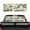 Camouflage American Flag, variant on Pzuqiu Flame Skull Pattern Truck Rear Window Decal with Flame Skull Pattern, 66.9 x 22.4 Inches, Car Rear Windshield Sunshade for Most Pickup Trucks