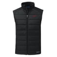 thumbnail image 2 of Men's Cutter & Buck  Black SMU Mustangs Vault Evoke Hybrid Eco Softshell Recycled Full-Zip Vest, 2 of 3