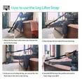 thumbnail image 2 of Leg Lifter Strap Multi Loop 35inch-44inch Adjustable for Couch Elderly Men Hard Hard Handle, 2 of 8