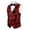 Red, variant on Men's Outerwear Vest For Casual And Everyday Wear For Parties And Relaxation Modern Fit With Gold Foil Versatile Layering Piece For All Seasons