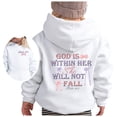 thumbnail image 4 of FAOWME Sweat à Capuche Décontracté pour Garçons et Filles, Manches Longues, Imprimé Mignon, Blanc, 8-10 Ans, 4 of 5