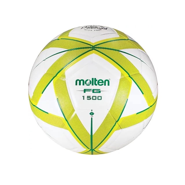 Balón de Soccer Molten F5G1500-YG Piel Sintética Blanco/Amarillo/Verde
