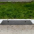 thumbnail image 2 of Shisuyan Heavy Duty plastic Curb Ramp Driveway Ramp Portable Car Step Mat Driveway Curb Ramp for Loading Dock Sidewalk and Wheelchair Access, 2 of 9