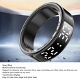 thumbnail image 3 of Smart Smart Ring with Screen Various Sports Modes IP68 Water Proof Stainless Steel Smart Fitness Tracker Ring, 3 of 7