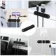 thumbnail image 5 of Clips de cable adhesivos de silicona Gestión de cables Organizador de cables multifunción para Office Home Cable USB TV PC Laptop, 4 piezas Negro, BR-Life esquí esquí Gafas de esquí, 5 of 5