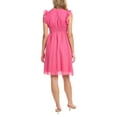 thumbnail image 2 of Madison Miles womens  Broderie Midi Dress, m, Pink, 2 of 3