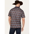 thumbnail image 4 of Rank 45 Men's 45&Reg; Lusaka Southwestern Print Short Sleeve Polo Shirt Dark Blue Medium  US, 4 of 4