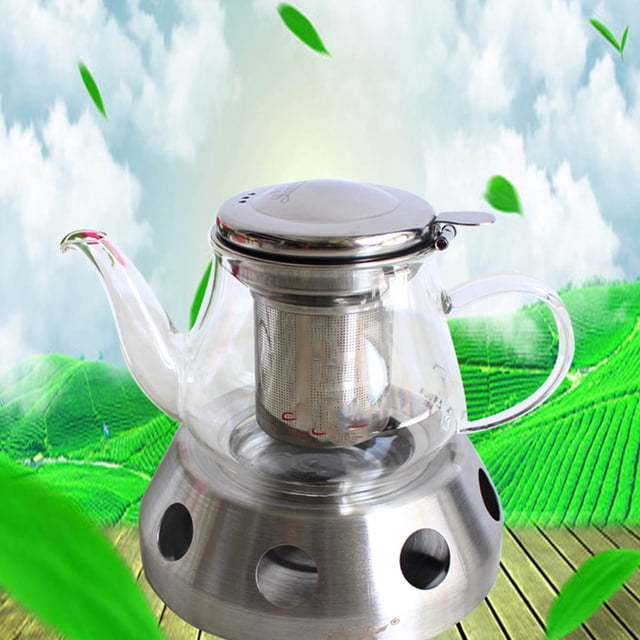 TABLZONE Calentador De Leche Y Té Plata Para Hogar Con Resistente Y Uso Múltiple