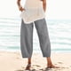 thumbnail image 1 of WILLBEST Pantalones Casuales para Mujer, Cintura Elástica, Corte Holgado y Bolsillos para Mayor Comodidad y Estilo Diario. Mediana, 1 of 5