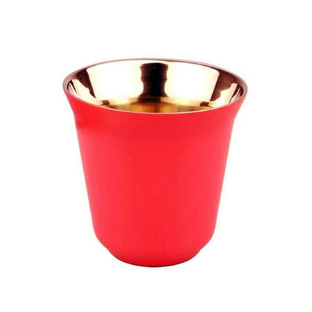 

Heat Insulation Home Coffee Cup Mug Double Wall Stainless Steel Kitchen Reusable