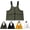 Green, variant on 2-in-1 Convertible Travel Vest with Pockets for Men & Women with Large Capacity Vest Bag Wearable Luggage
