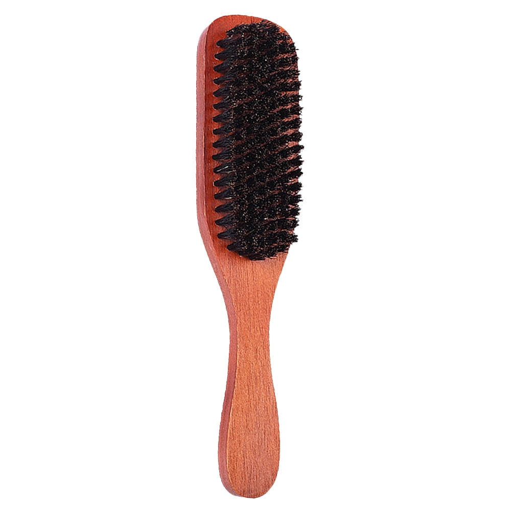 Bristle Comb Black Wood Detangling Brush for Wet and Dry Hair 4Pcs
