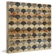 thumbnail image 2 of "Bubbles in Rows" Painting Print on Natural Pine Wood, 2 of 7