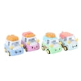 thumbnail image 1 of Voitures à Rétrofriction Camions Jouets, Voitures à Rétrofriction Portables Adorables Dessin Animé 4 Pcs pour Chambre d'Enfants Type A, Type B, 1 of 7