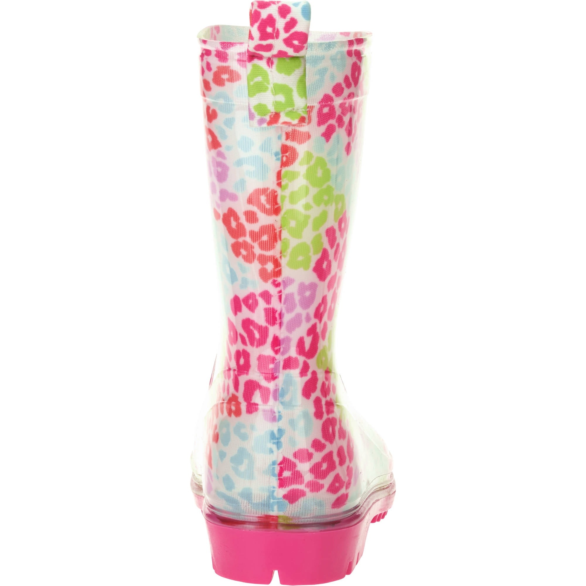 Pebble Leopard Printed Toddler Girls' Jelly Rain Boots