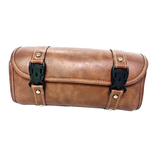Bolsa para sillín de motocicleta, bolsa de almacenamiento de herramientas para hombre, estilo retro para montar, fácil instalación, de regalo para