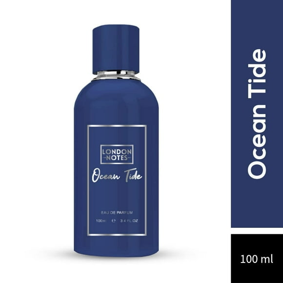 London Notes Ocean Tide Eau De Parfum For Men & Women 100ml, 3.4 Fl.oz. | Long Lasting Unisex Fragrance | With Spicy, Floral & Citrus Scents | Party & Daily Wear Perfume