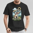 thumbnail image 2 of Solar Eclipse April 2024 Dog T-Shirt, Funny Dog Wearing Solar Eclipse Glasses Tee, April 8 Celestial Event Graphic Shirt for Men, Women, Kids, Space Lover and Pet Owner , Size L, Color Black, 2 of 3