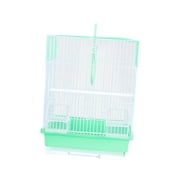 Bird Cage Pet House Stand Cage Birdcage Nest with Standing Pole Hanging Hook Pet Supplies for Parrot Finches Conures Parakeet Accessories Green