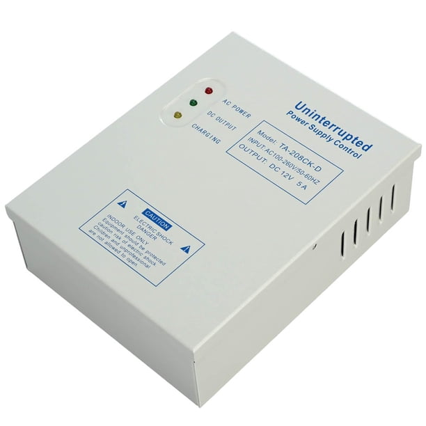 Controlador de fuente de alimentación para sistema de acceso a puertas 12V DC 5A