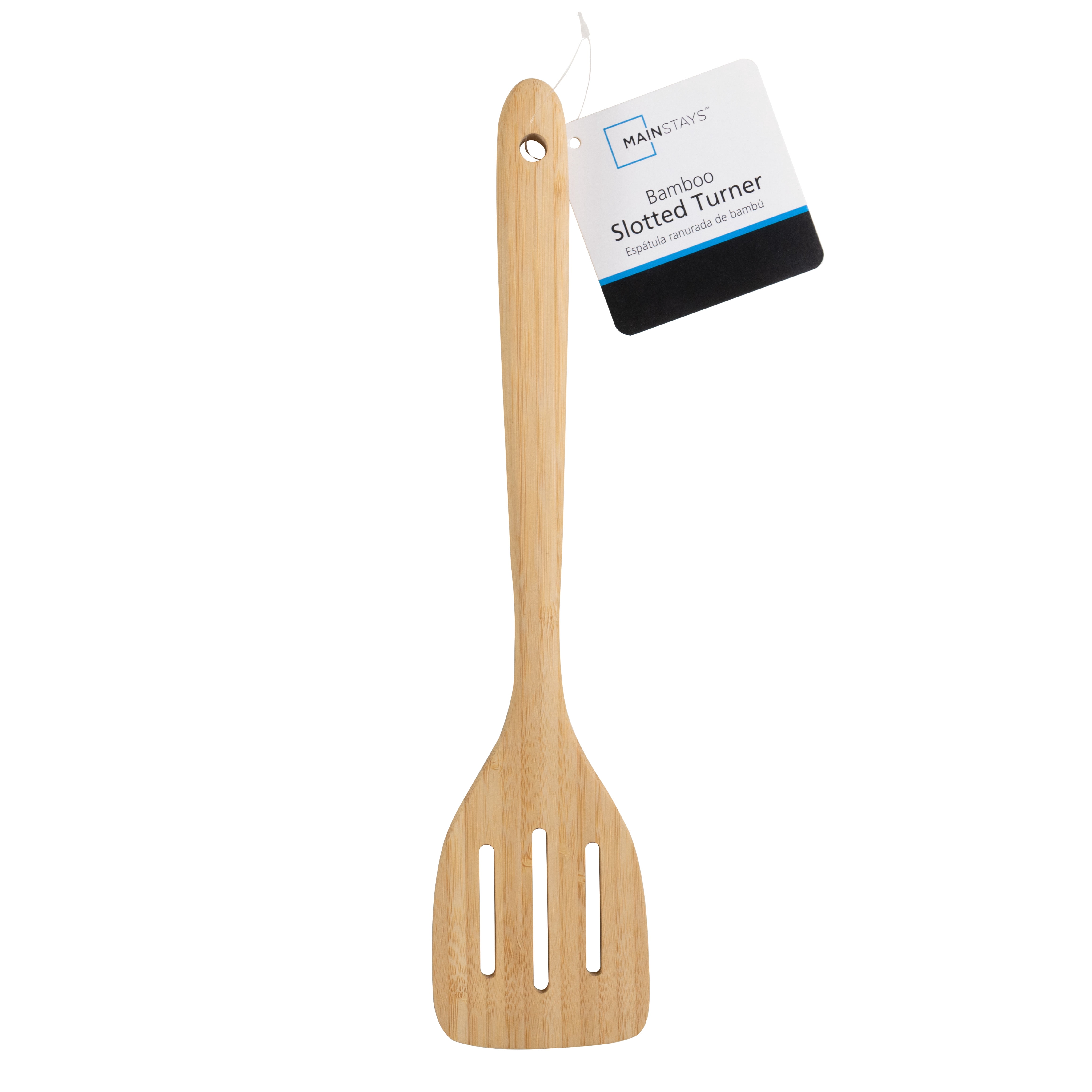 Mainstays 13 in Bamboo Slotted Kitchen Turner