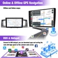 thumbnail image 4 of Radio de coche Leadfan 4G 64G con Carplay Android Auto GPS Corolla, 4 of 7