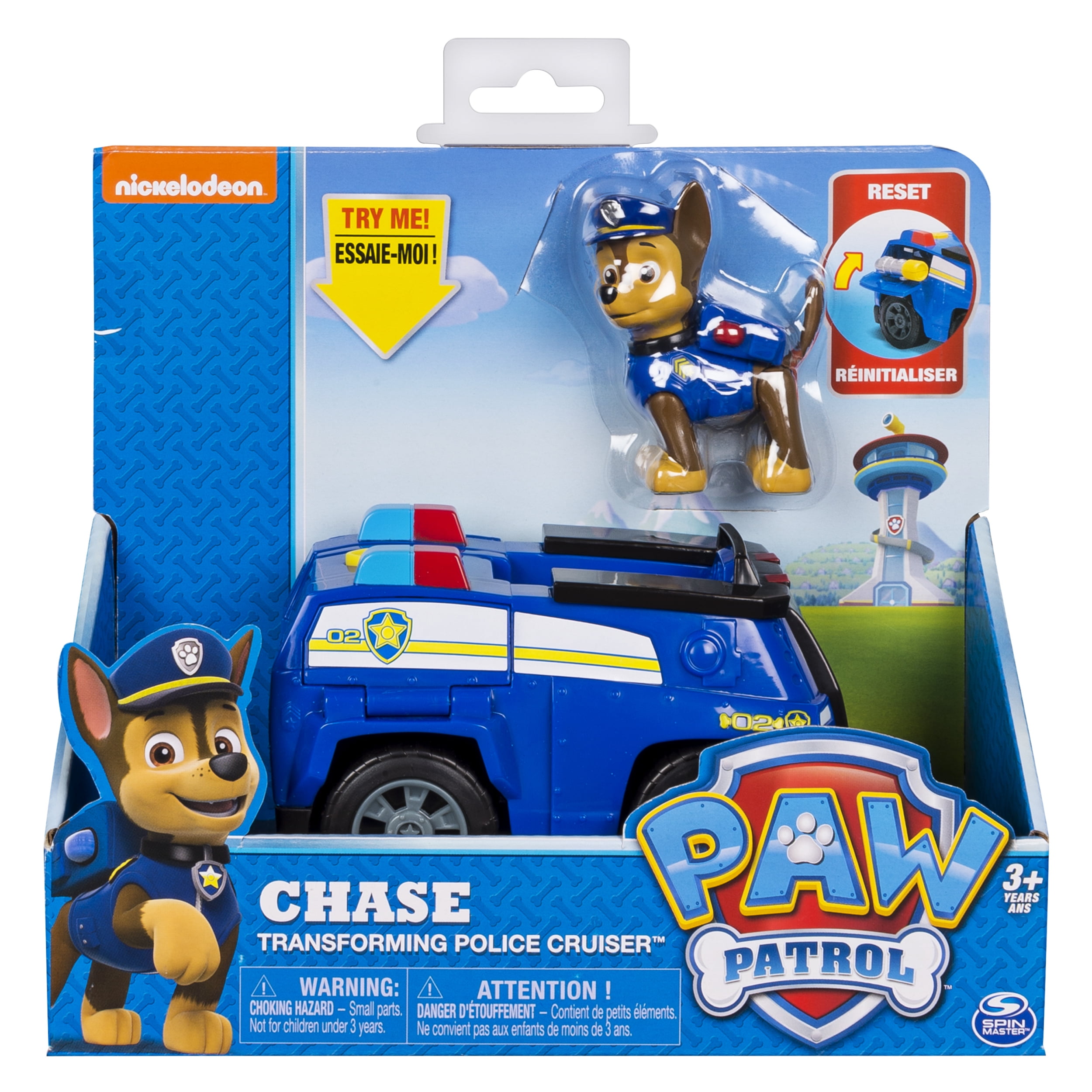 paw patrol chase's transforming police cruiser