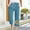 Blue, variant on Women's Cute Flower Print Capris 2025 Casual Summer Lounge Capri Trousers Baggy Straight Wide Leg Pant with Pockets