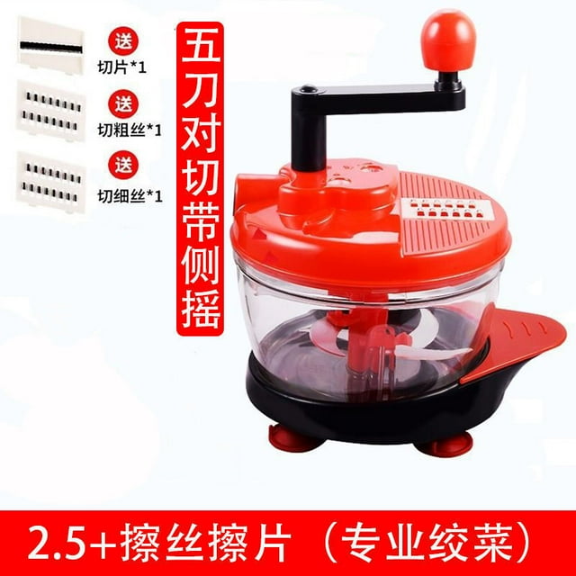 FrostHike Onion Chopper Food Chopper- Hand Crank Food Processor Chops chili. Vegetable. Nuts. Fruits. Salad with a Egg Separator
