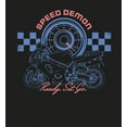 thumbnail image 2 of Sportsbike Race Speed Demon Men's Black Crew Neck Short Sleeve Tee-XXL, 2 of 2