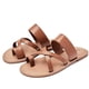 thumbnail image 5 of Sandalias Luoika para mujer, planas, anchas, color canela, 12 x W, verano, playa, 5 of 9