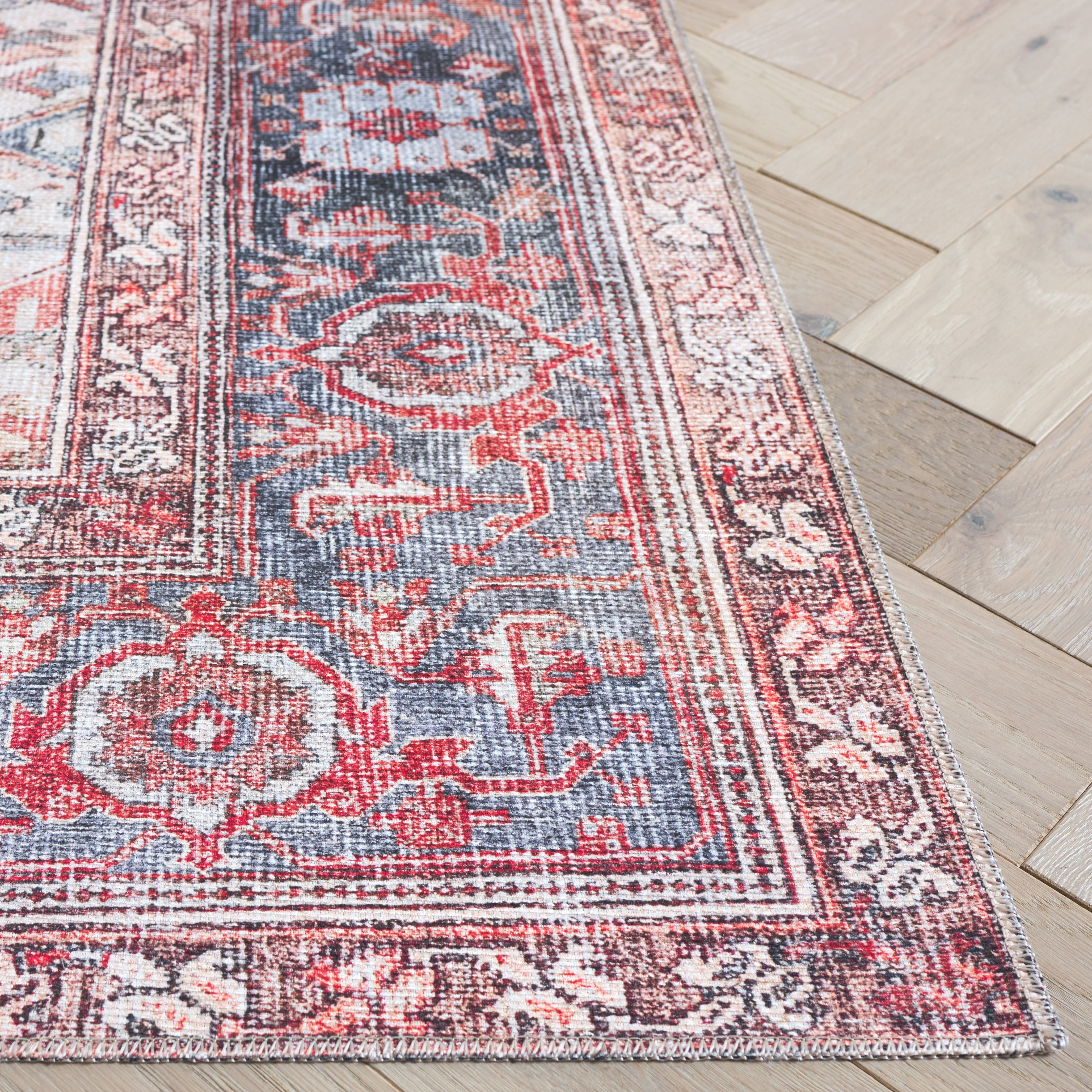 オランダ Vintage Rug【Red】 120 x 80 cm オランダ Vintage Rug【Red