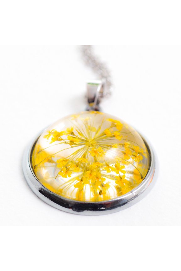 Orb Necklace yellow
