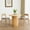 Natural Wood-35 inch, variant on WIILAYOK 35.4" Modern Round Dining Table, Wood Kitchen Table for 2 to 3, Pedestal Circle Dining Table for Cafe, Kitchen, Dining Room