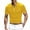 Gold, variant on Long Sleeve Shirts for Men Streak Lapel Short Sleeve Fallow Color Contrast Pol Shirt, Cotton Polyester Blend