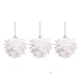 thumbnail image 1 of 3 piezas de bolas de espuma de pétalos de purpurina navideña colgante mini decoración colgante de Navidad para puertas de árboles de Navidad chimeneas cortinas, 1 of 12