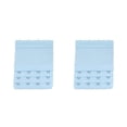 thumbnail image 2 of Langgg Extension Strap Bra Extenders 3 Rows 4 Hook Elastic Lingerie Intimates light blue 2Set, 2 of 6
