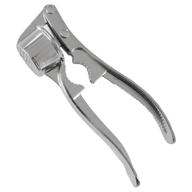 Multi-Functional Garlic Press, Mincer Tool Stainless Masher Crusher Garlic Kitchen Home Squeezer Housekeeping & Organizers, a Large Garlic Press