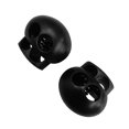 thumbnail image 1 of Pack of 10 Cord Stopper Plastic Round Shaped Lanyard Drawstrings Stoppers with 2 Holes Portable Anti-slip Rope Fastener, 1 of 8