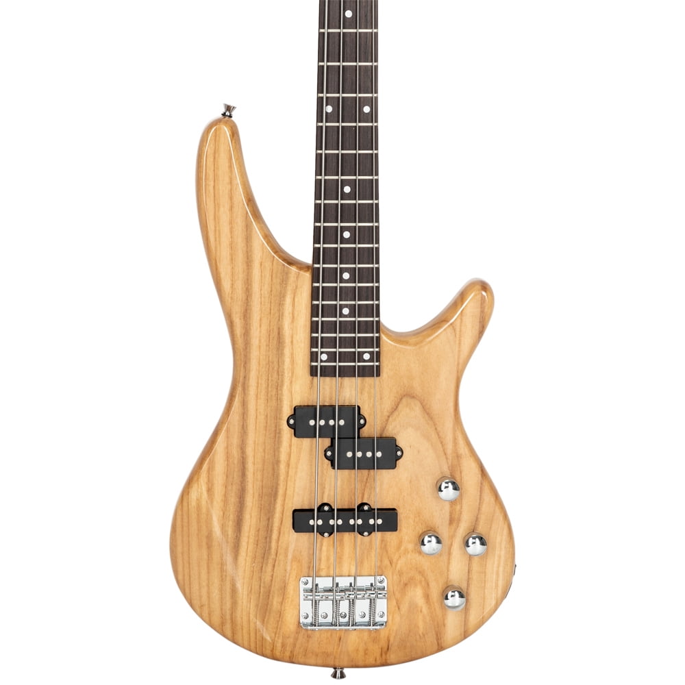 Bass Guitar Full Size 4 String Burlywood