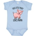 thumbnail image 3 of Inktastic This Little Piggy Loves Mama- cute Boys or Girls Baby Bodysuit, 3 of 5
