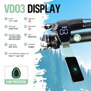 BAFANG Mid Drive Kit 1000W BBS-HD Electric Bike Conversion Kit 48V Ebike Conversion Kit for 100MM Mountain Bike Road Bike VD03 Display and 48V20Ah Shark Battery