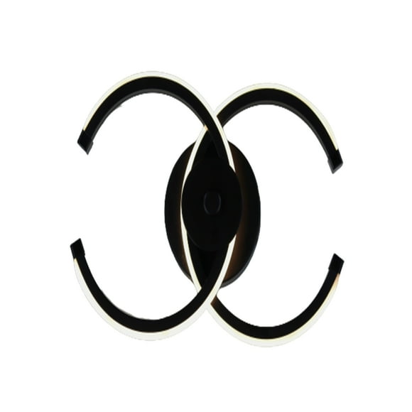 Lampara de Pared Luxica Lighting Modelo COCO LED Negra